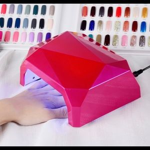 36 Watt Hot Pink LED Nail Lamp